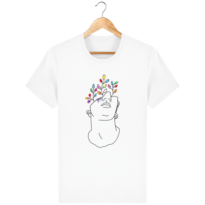 T-shirt unisexe imprimé pensée positive - Coton Bio 