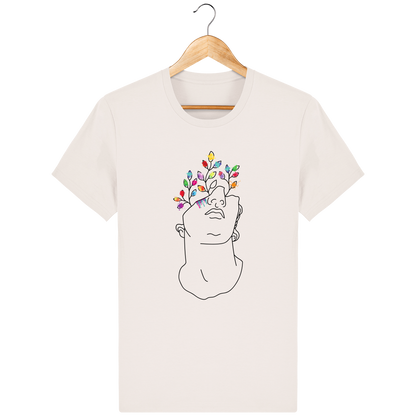 T-shirt unisexe imprimé pensée positive - Coton Bio 