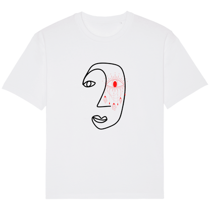 T-Shirt Ample Femme minimaliste eye - Coton Bio