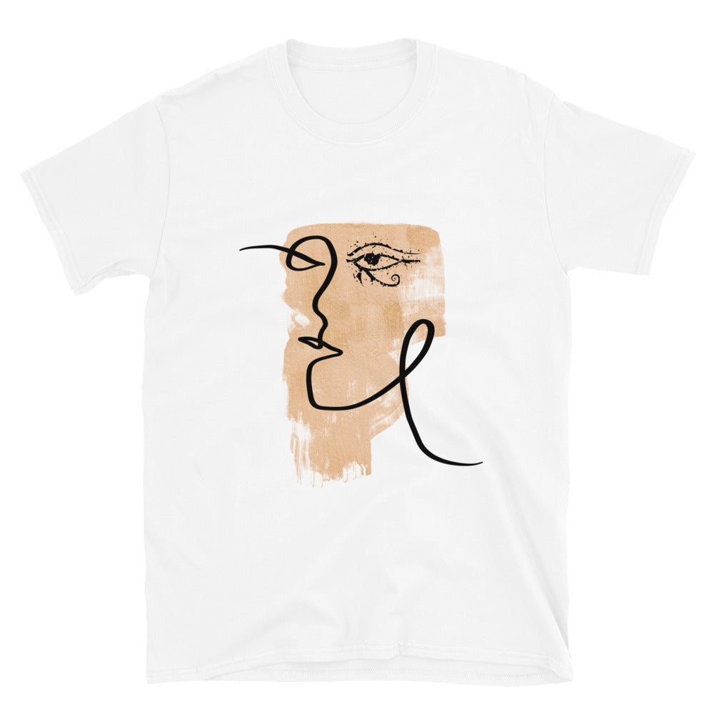 T-shirt Unisexe imprimé minimaliste face