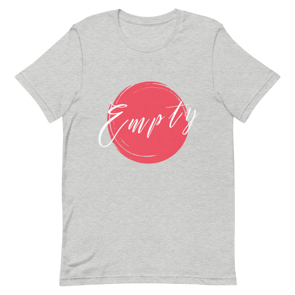 T-shirt Unisexe design graphique Empty _ T-shirt 100% coton
