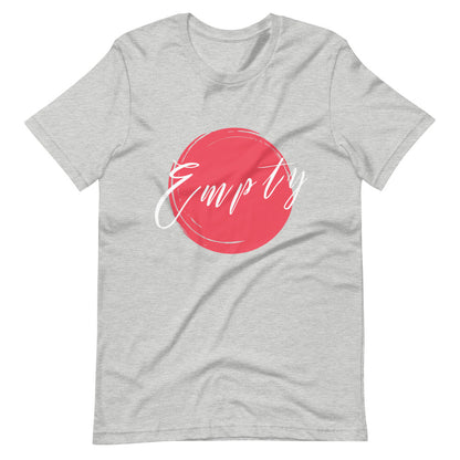 T-shirt Unisexe design graphique Empty _ T-shirt 100% coton