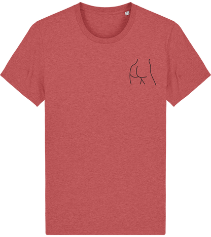 T-shirt unisexe imprimé minimaliste body - Coton bio